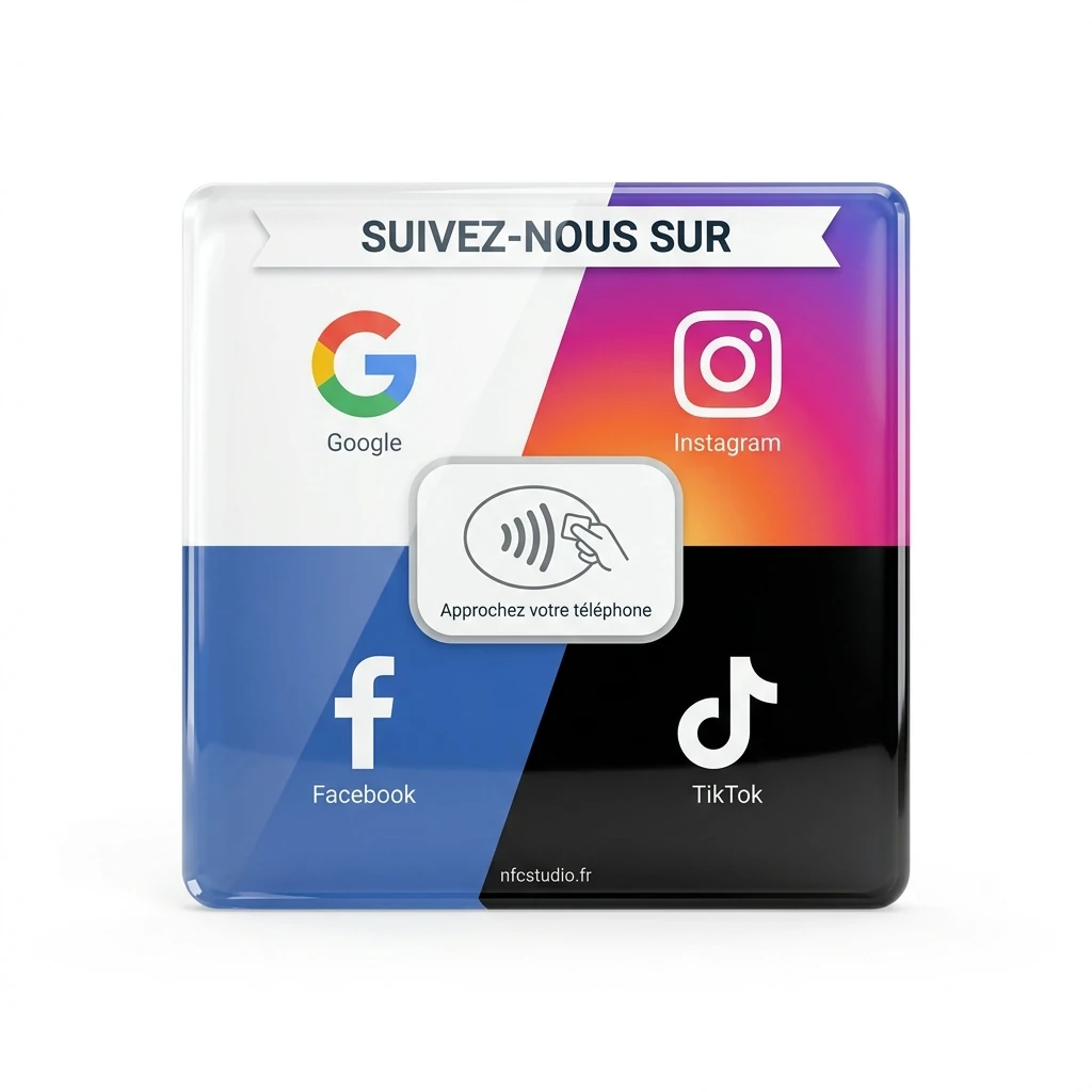 Plaque Plexi Multi sans QR code