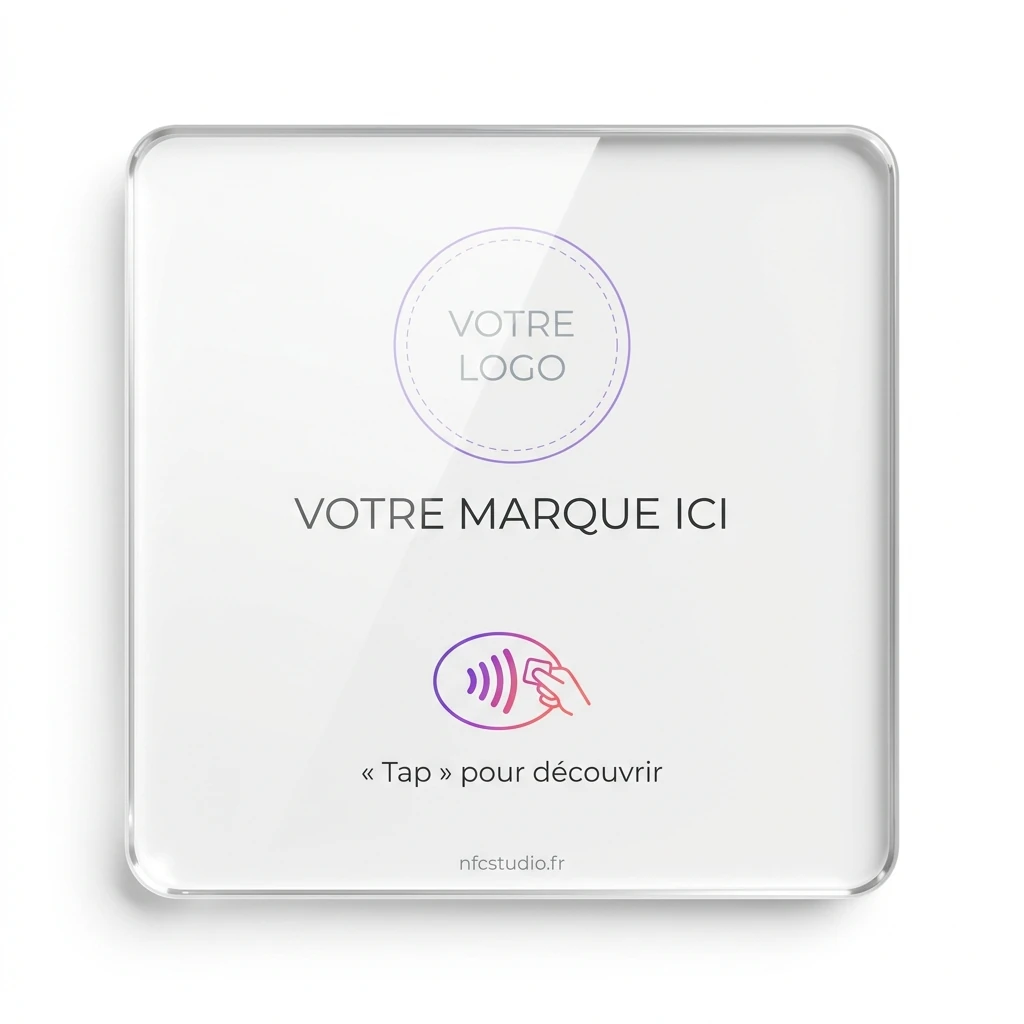 Plaque Plexi Personnalisable sans QR code