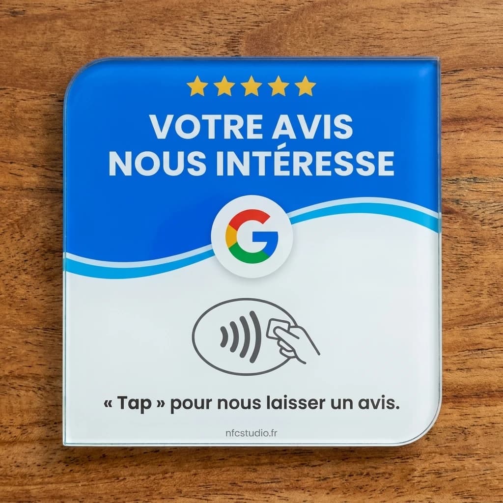 Plaque Verre Avis Google