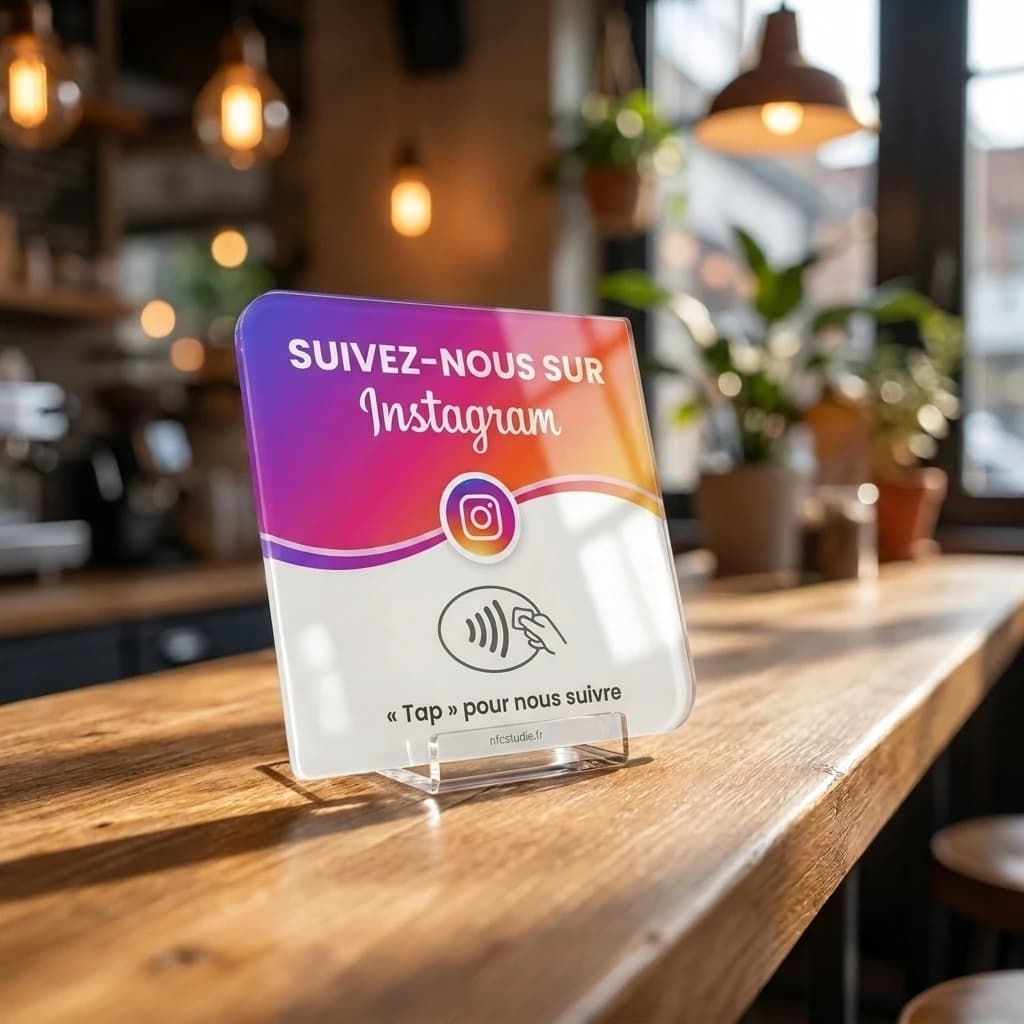Plaque Verre Instagram