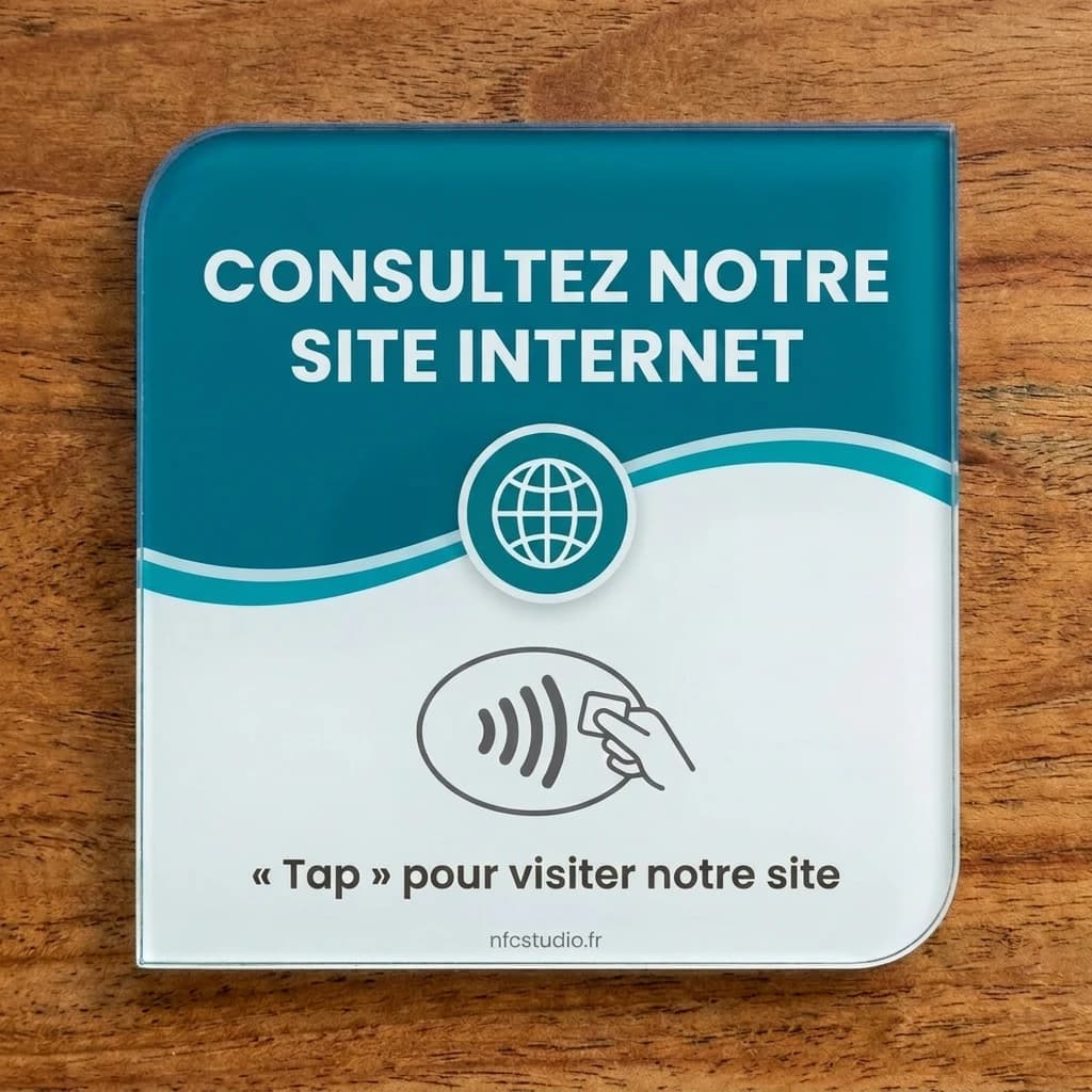 Plaque Verre Site Internet