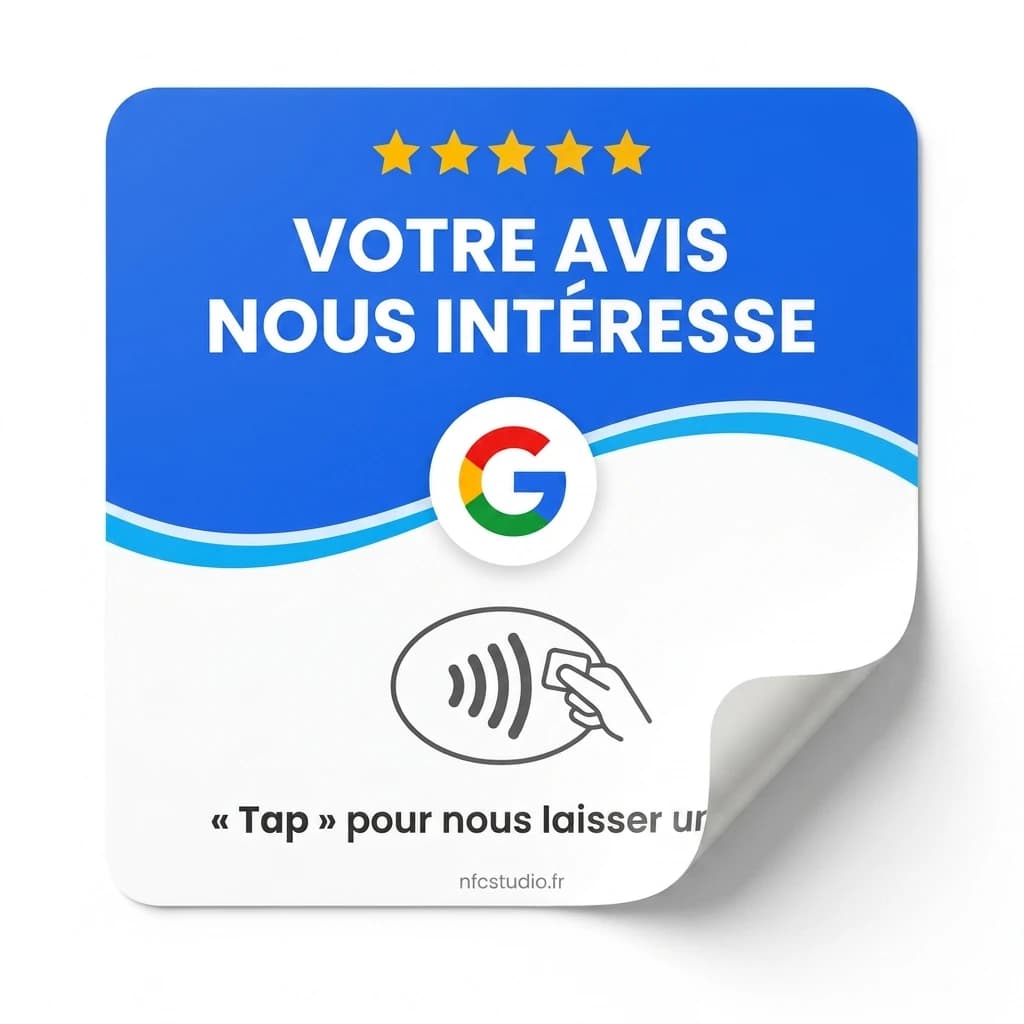 Sticker Avis Google